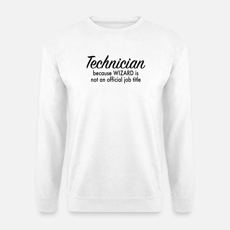 Techniciens - Sweat-shirt Unisexe - blanc