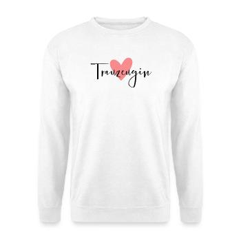 Coeur de demoiselle d'honneur - Sweat-shirt Unisexe - blanc - Devant