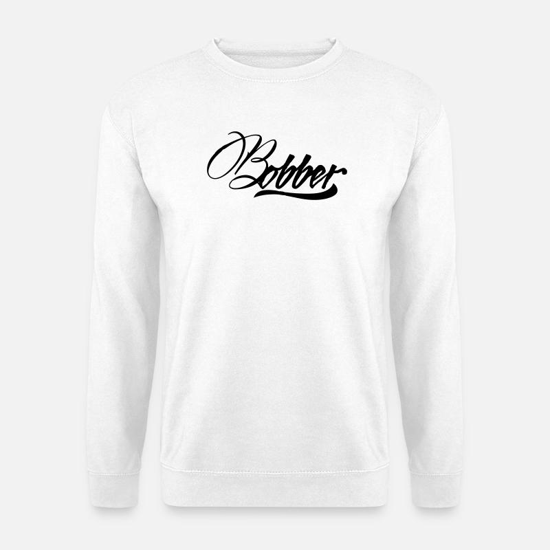 bobber motorrad biker chopper sticker aufkleber - Unisex Pullover - Weiß