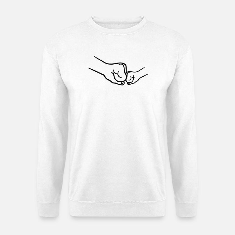 Kind 2 Fäuste - Unisex Pullover - Weiß