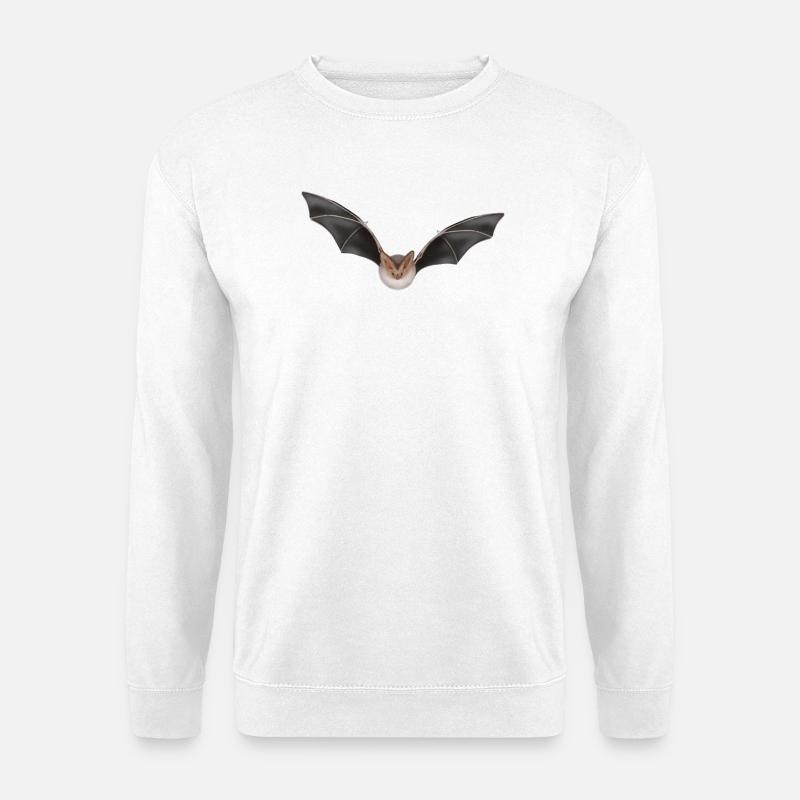 Nachtfledermaus Flügel Design - Unisex Pullover - Weiß