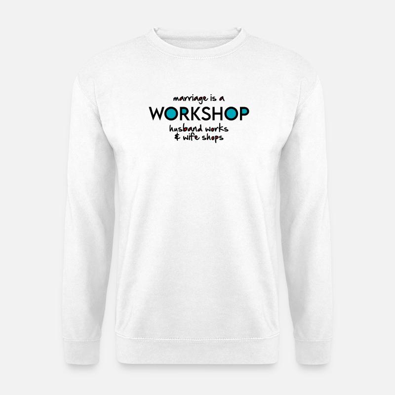 Workshop - Unisex Sweatshirt - white