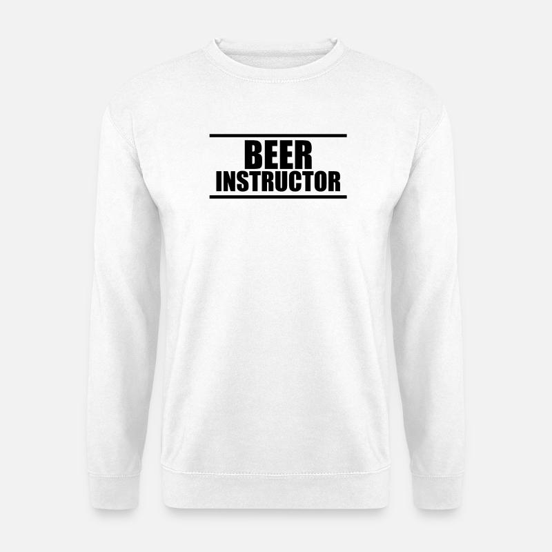 Beer Instructor B - Unisex Sweatshirt - white