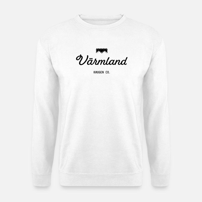 Värmland schwarz - Unisex Pullover - Weiß
