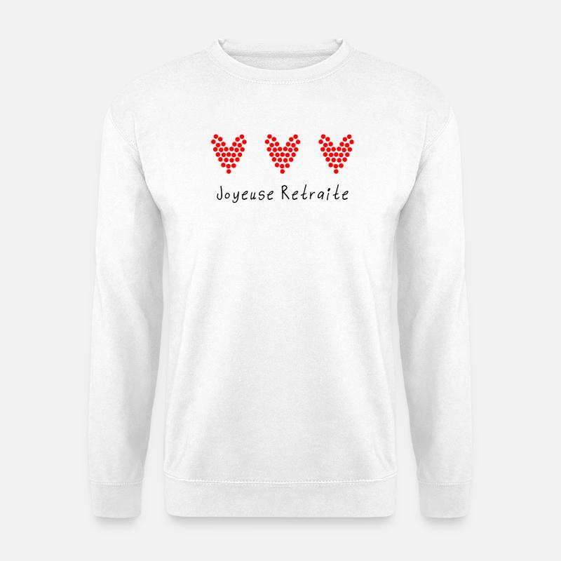 RUHESTAND. RUHESTAND. PENSIONIERT. RUHESTAND. - Unisex Pullover - Weiß