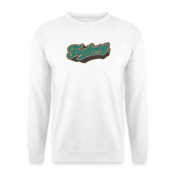 Freiburg Retro Schriftzug Vintage Stil - Unisex Pullover - Weiß - Vorne