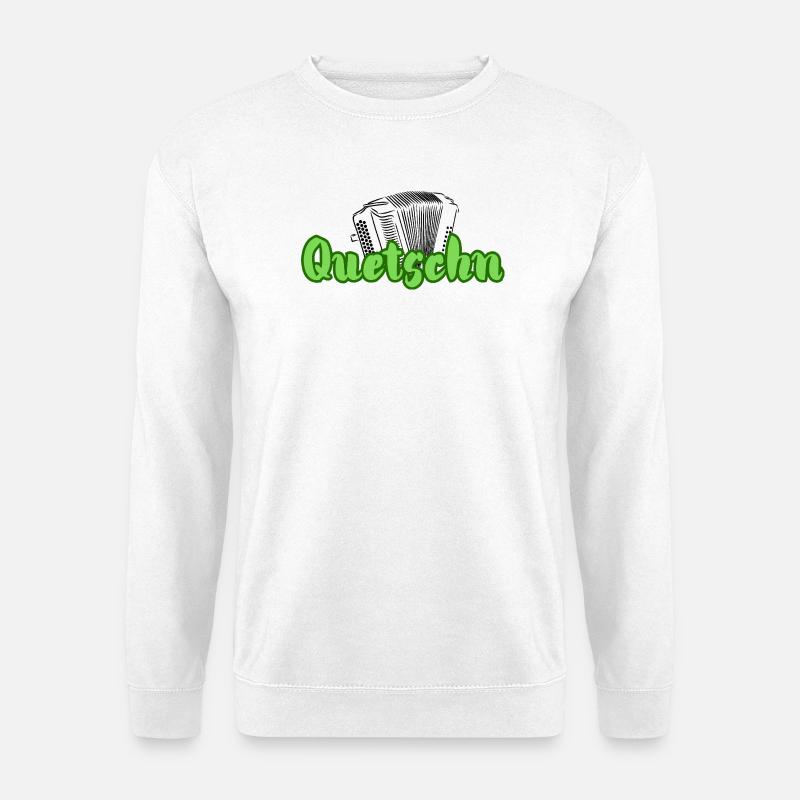 Quetschn - Unisex Pullover - Weiß