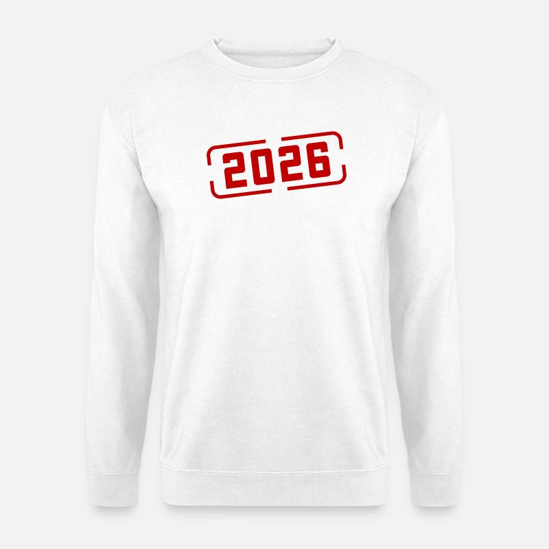 2026 Stempel - Unisex Pullover - Weiß