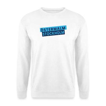 Östermalm Stockholm Empilé - Sweat-shirt Unisexe - blanc - Devant