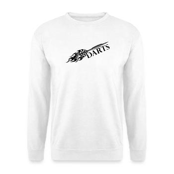 Dart Darts Flame - Unisex Sweatshirt - white - Front
