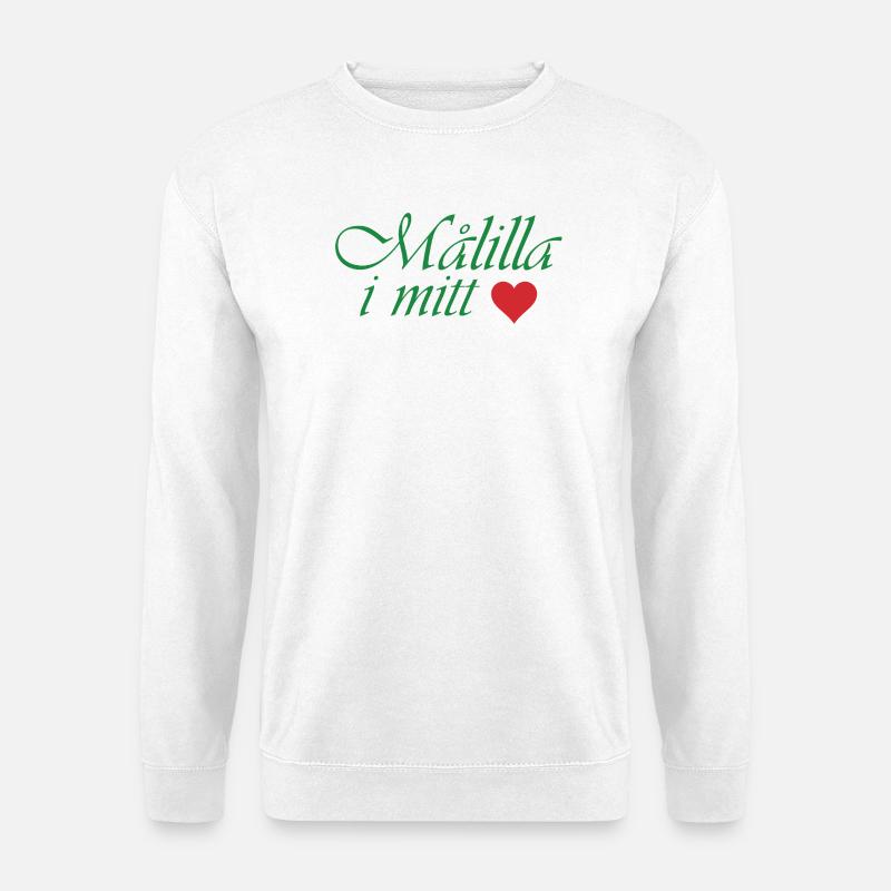 Målilla in meinem Herzen - Unisex Pullover - Weiß