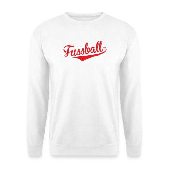 Football Rouge Vintage : Le Style du Finisseur - Sweat-shirt Unisexe - blanc - Devant