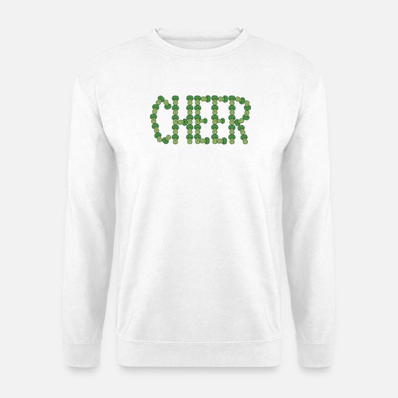 Brokkoli-Jubel - Unisex Pullover - Weiß