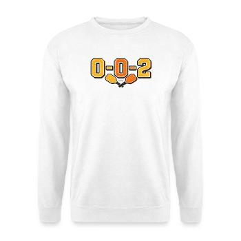 0-0-2 Emblème de la rivalité - Sweat-shirt Unisexe - blanc - Devant