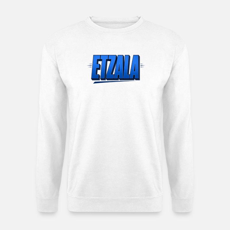 Etzala – Franconian dialect - Unisex Sweatshirt - white