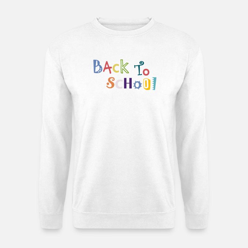back to school - Unisex Pullover - Weiß