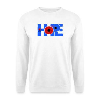 Hope Hoffnung - Sweat-shirt Unisexe - blanc - Devant