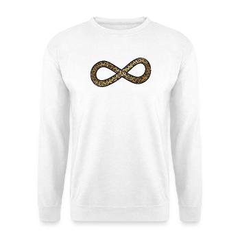 Leopard Infinity Pattern - Unisex Sweatshirt - white - Front