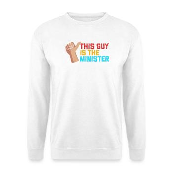 Pfarrer - Unisex Pullover - Weiß - Vorne
