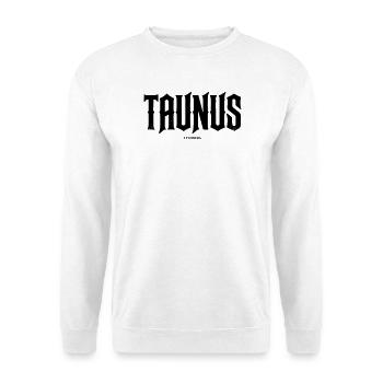 "Taunus - Feldberg" - Unisex Pullover - Weiß - Vorne