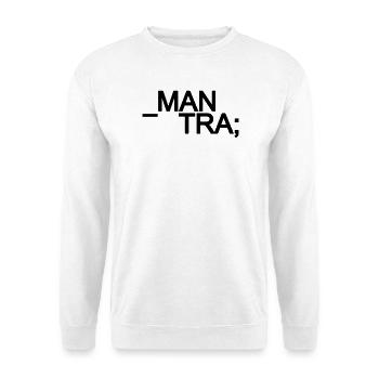MANTRA Printstream CS2 - Unisex Pullover - Weiß - Vorne - Alina (178cm) & Michal (187cm)