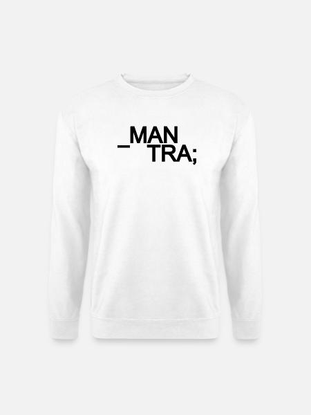 MANTRA Printstream CS2 - Unisex Pullover - Weiß