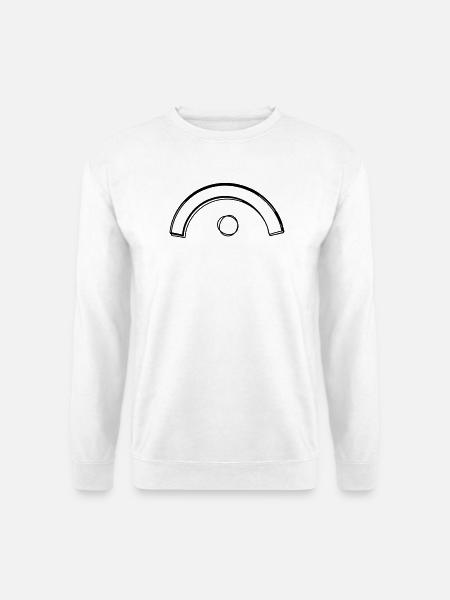 Fermate handgezeichnet - Unisex Pullover - Weiß