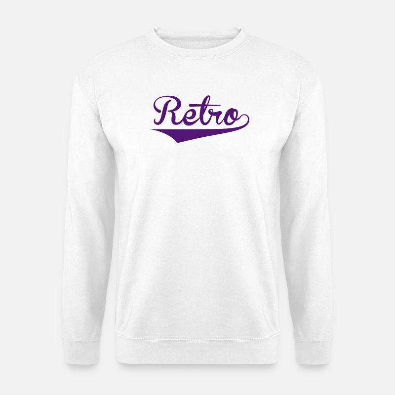 Retro - Unisex Pullover - Weiß