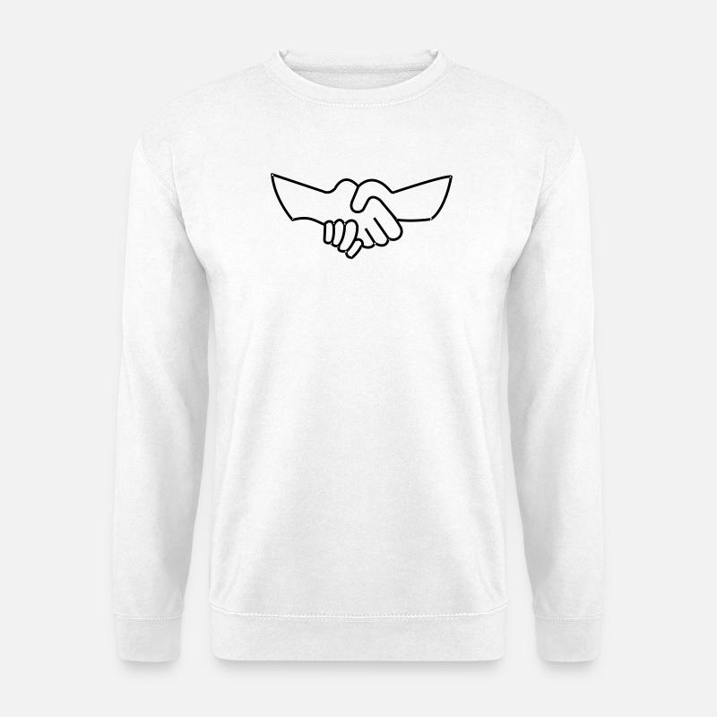 Handshake - © roil - Unisex Sweatshirt - white