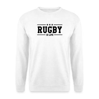 Rugby - Sweat-shirt Unisexe - blanc - Devant