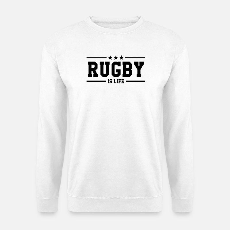 Rugby - Unisex Pullover - Weiß