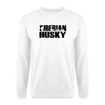 Huskies Husky Sibérien - Sweat-shirt Unisexe - blanc - Devant