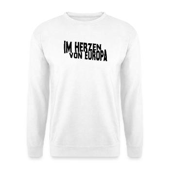 Frankfurt - Im Herzen von Europa - Unisex Pullover - Weiß - Vorne