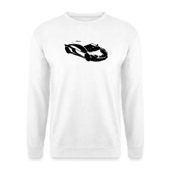 Lambo sports car Italian supercar - Unisex Sweatshirt - white - Front