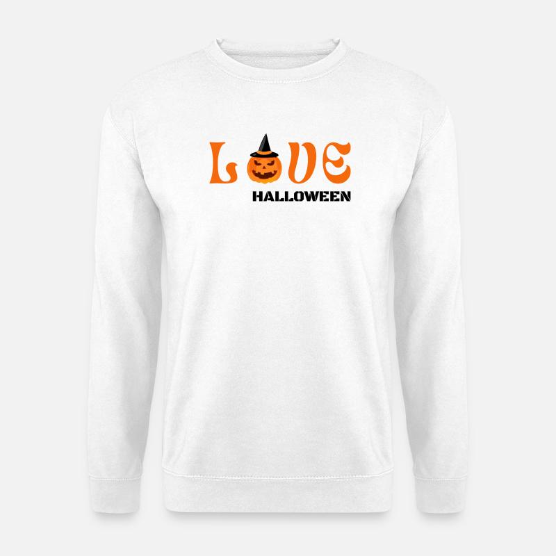 Liebe Halloween - Unisex Pullover - Weiß
