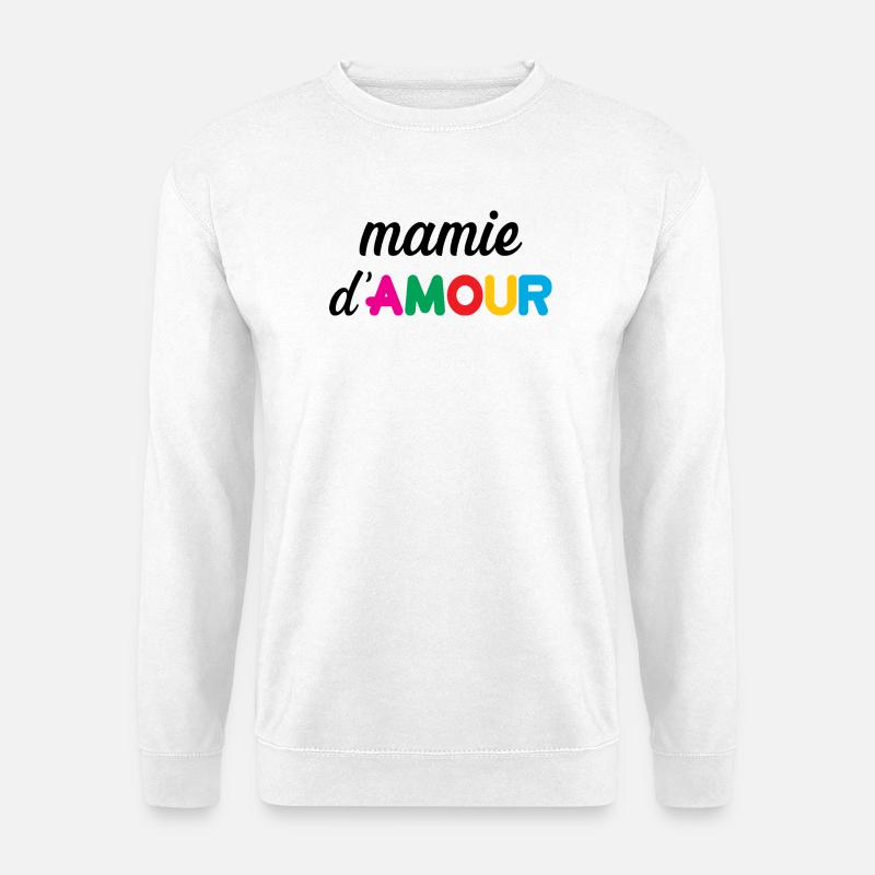 Oma der Liebe - Unisex Pullover - Weiß