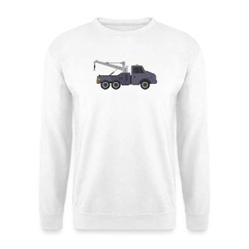 Tow truck - Unisex Sweatshirt - white - Front