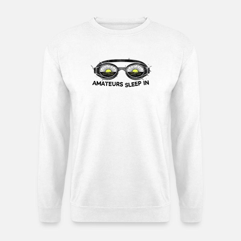 Die frühen Runden - Unisex Pullover - Weiß