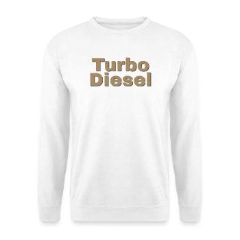 Turbo Diesel - Unisex Sweatshirt - white - Front
