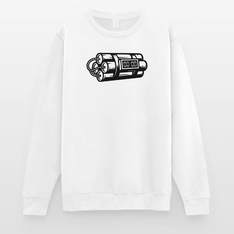 Bombe à retardement Dynamite explosive Sweat-shirt Unisexe