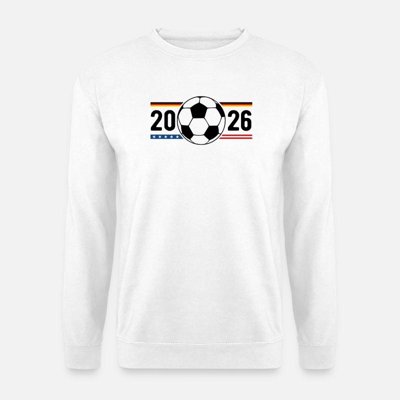 Fußball Flagge 2026 - Unisex Pullover - Weiß