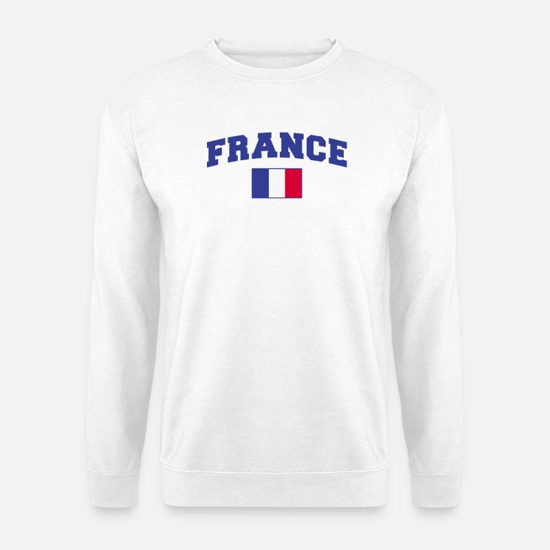 Frankreich Fan - Unisex Pullover - Weiß