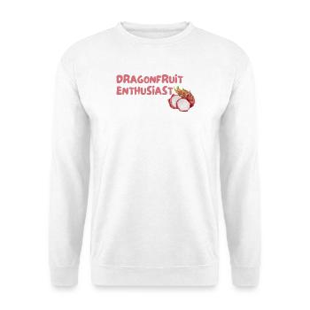 Drachenfrucht Enthusiast - Unisex Pullover - Weiß - Vorne