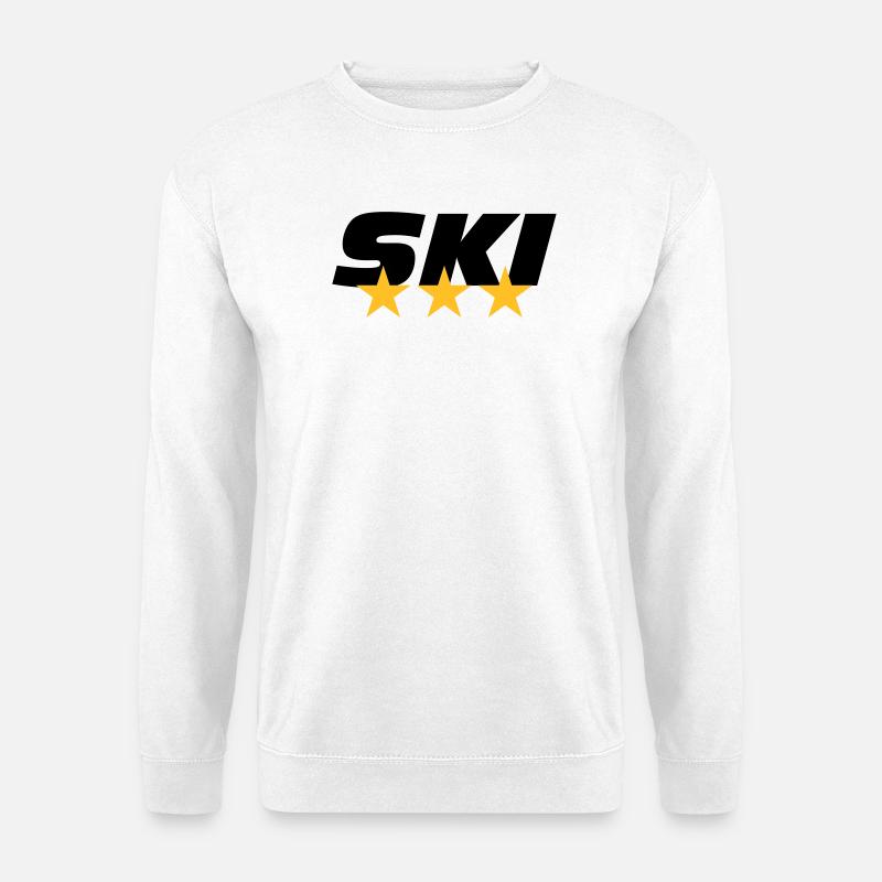 schilaufen - Unisex Pullover - Weiß