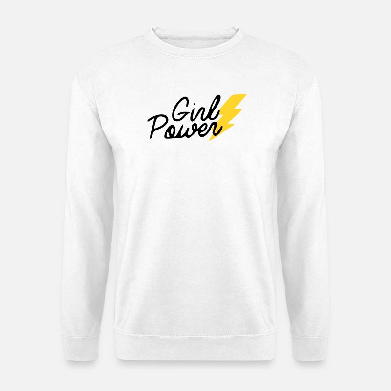 Girl Power Frauen - Unisex Pullover - Weiß