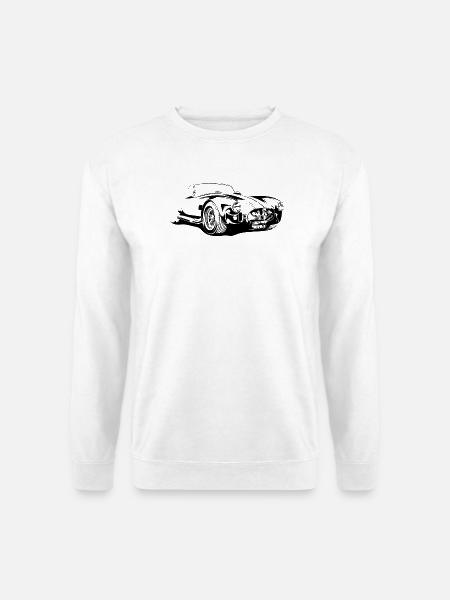 cobra car symbol oldtimer team classic Auto icon - Unisex Pullover - Weiß