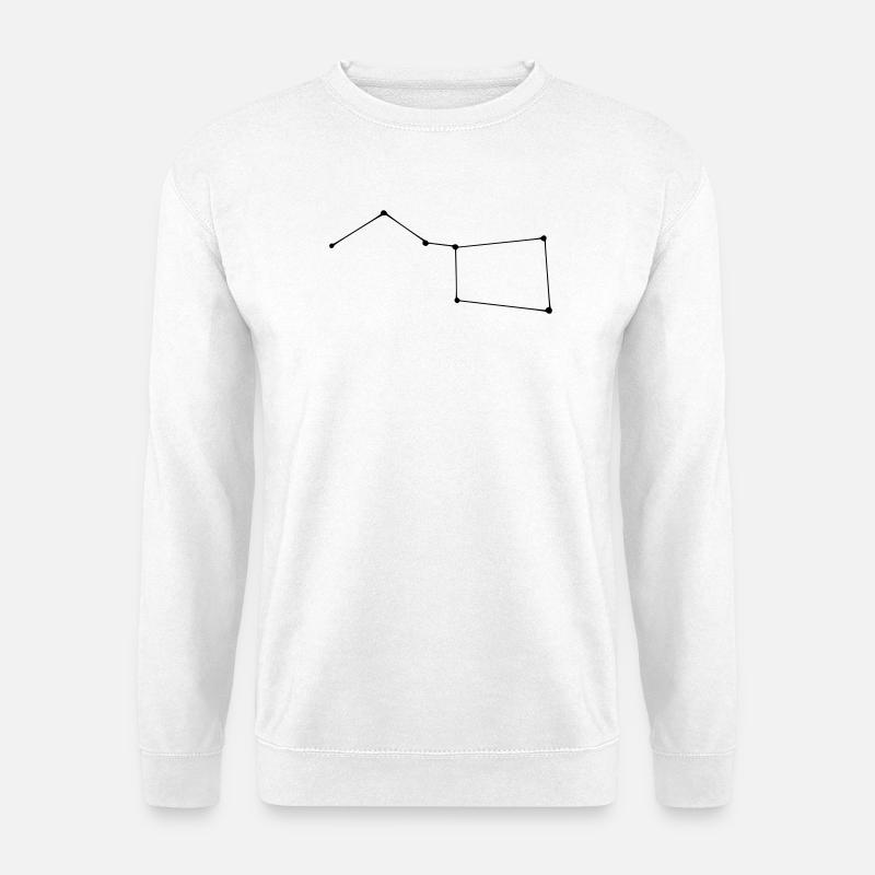 Constellation de la Grande Ourse - Sweat-shirt Unisexe - blanc