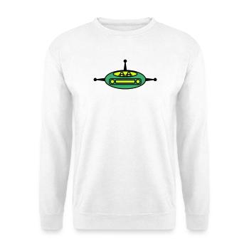 Space Glider - Unisex Sweatshirt - white - Front