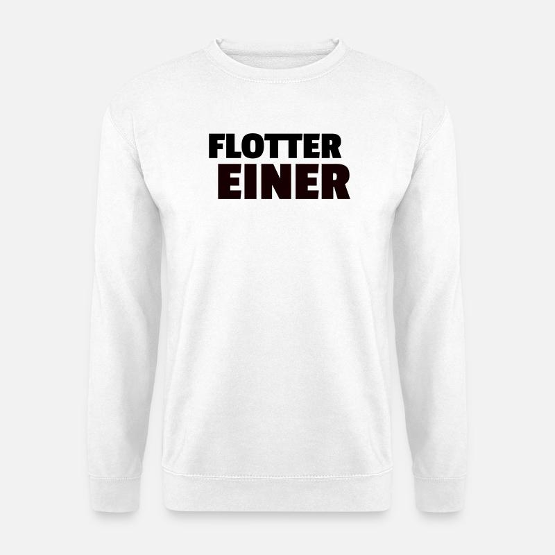 flotter einer - Unisex Pullover - Weiß