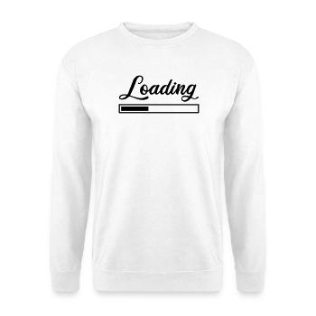 Loading - Unisex Sweatshirt - white - Front